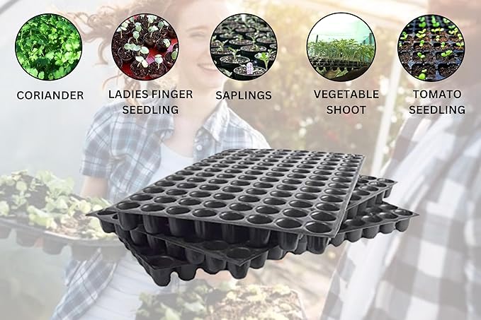 104-Cavity Seedling Trays – Pack of 5