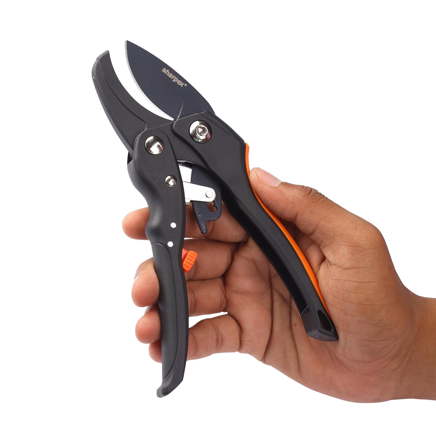 Ratchet Pruning Shears – Black