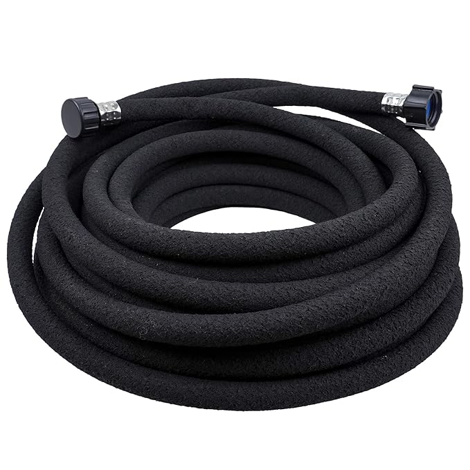 Heavy-Duty Rubber Soaker Hose – 50 ft (½ Inch)