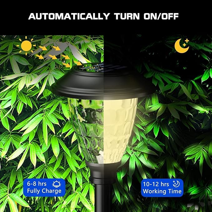 Black Solar Path Light for Garden thumbnail