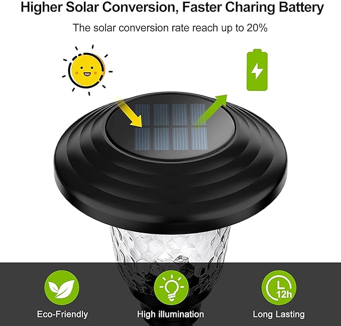 Black Solar Path Light for Garden thumbnail
