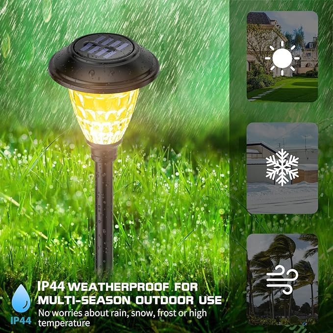 Black Solar Path Light for Garden thumbnail