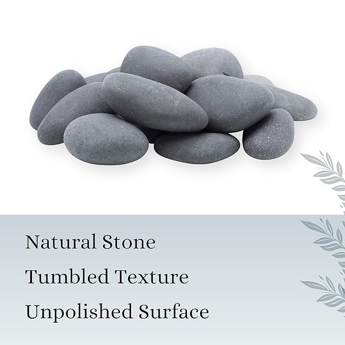 Natural Grey Decorative River Pebbles thumbnail